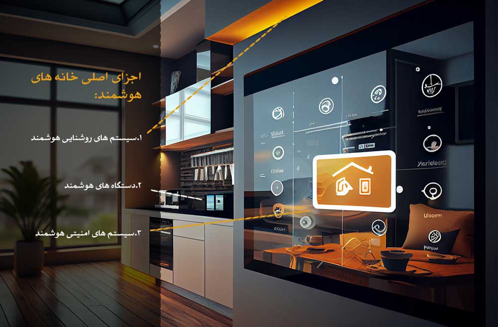 اجزای اصلی خانه های هوشمند 