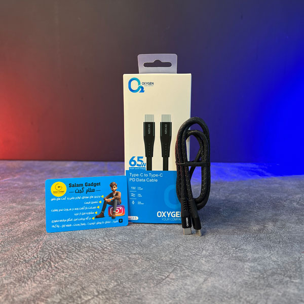 کابل شارژ و انتقال داده دوسر تایپ سی اکسیژن مدل OXYGEN LX5 Image 4