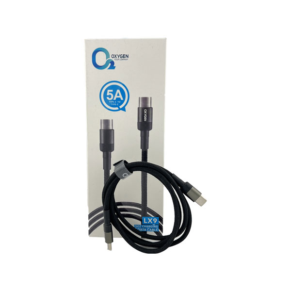 کابل شارژ دوسر تایپ‌سی کنفی اکسیژن مدل OXYGEN LX9