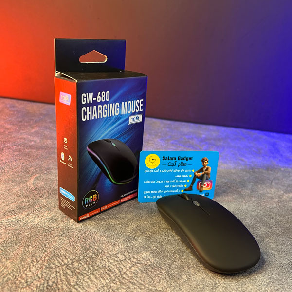 موس بیسیم شارژی مدل GW680 Image 3