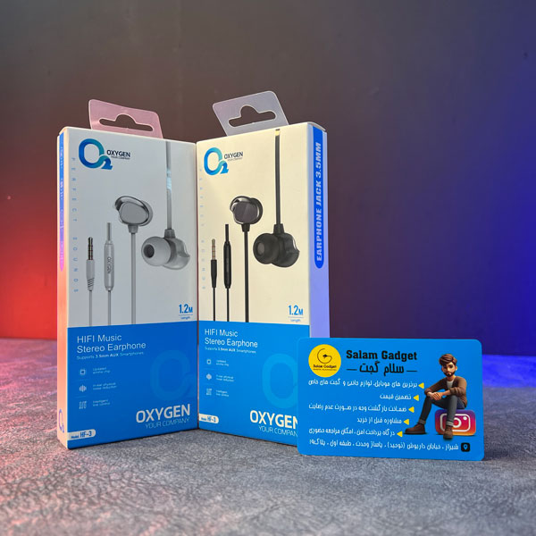 هندزفری سیمی اکسیژن مدل OXYGEN HF3 Image 3